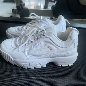 Fila white sneakers